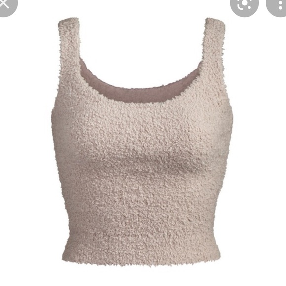 SKIMS Tops - NWOT Skims Cozy knit tank in sold out stone color